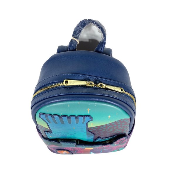NWT Loungefly Disney Brave Princess Castle Series Mini Backpack Glow In The Dark main image 14